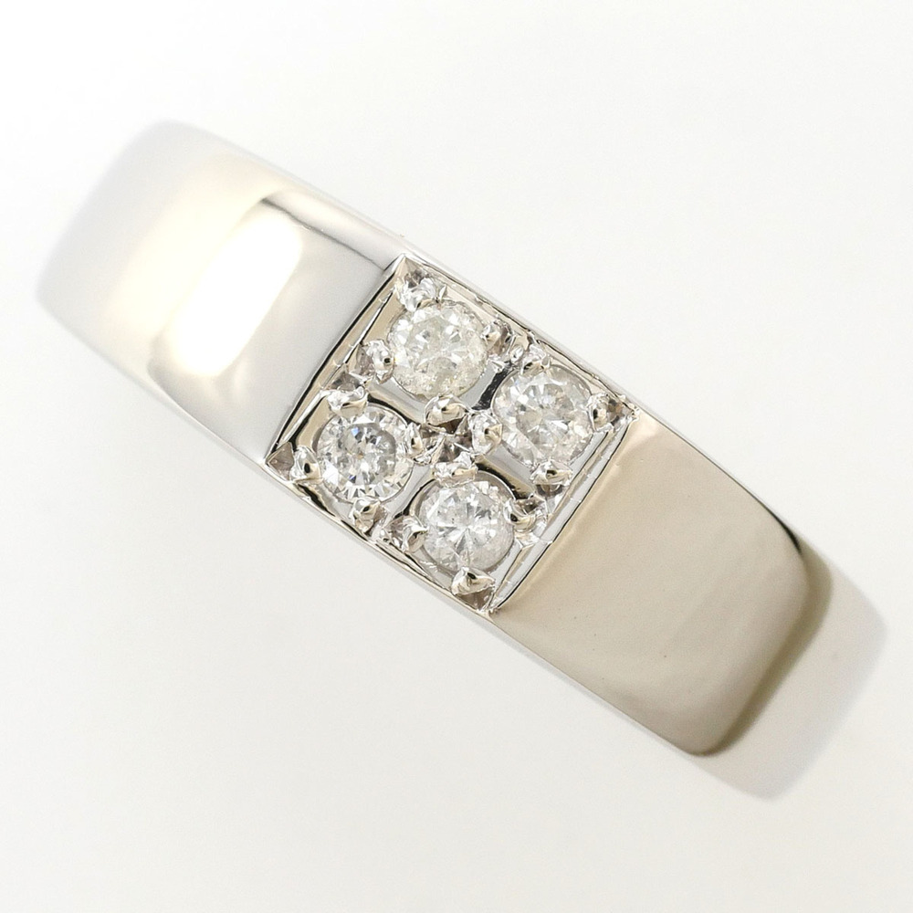 VINTAGE Silver Diamond Ring